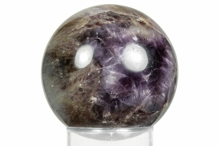 Polished Chevron Amethyst Sphere - India #359812